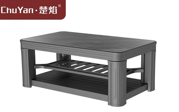 星空真人高端升降茶几电暖桌 茶几智能升降电器Q23-2-澳洲砂岩[双升降]