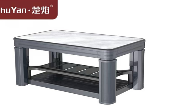 星空真人高端升降茶几电暖桌 茶几智能升降电器CY23D-一见钟情[底部升降]