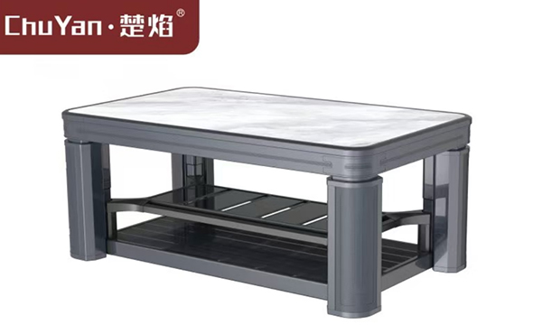 星空真人高端升降茶几电暖桌 茶几智能升降电器CY23D-一见钟情[底部升降]